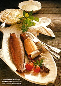 Ger&auml;ucherte Forellen