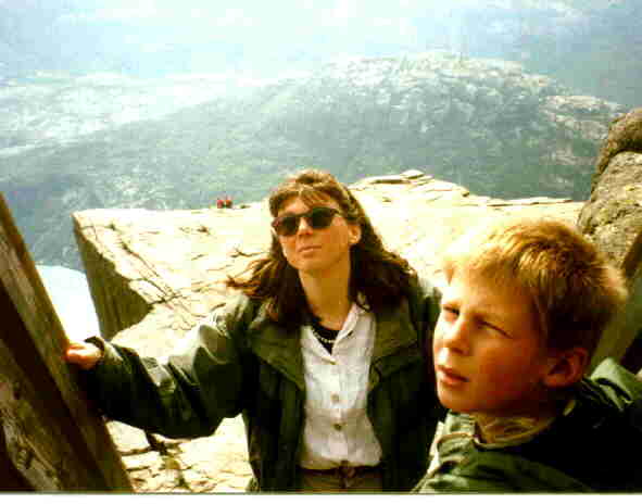 Geschafft, ganz oben auf dem Preikestolen