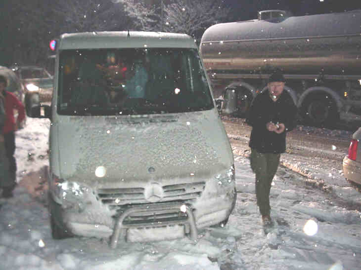 Pinkelpause, Spiele putzen, Scheibenwischer abklopfen